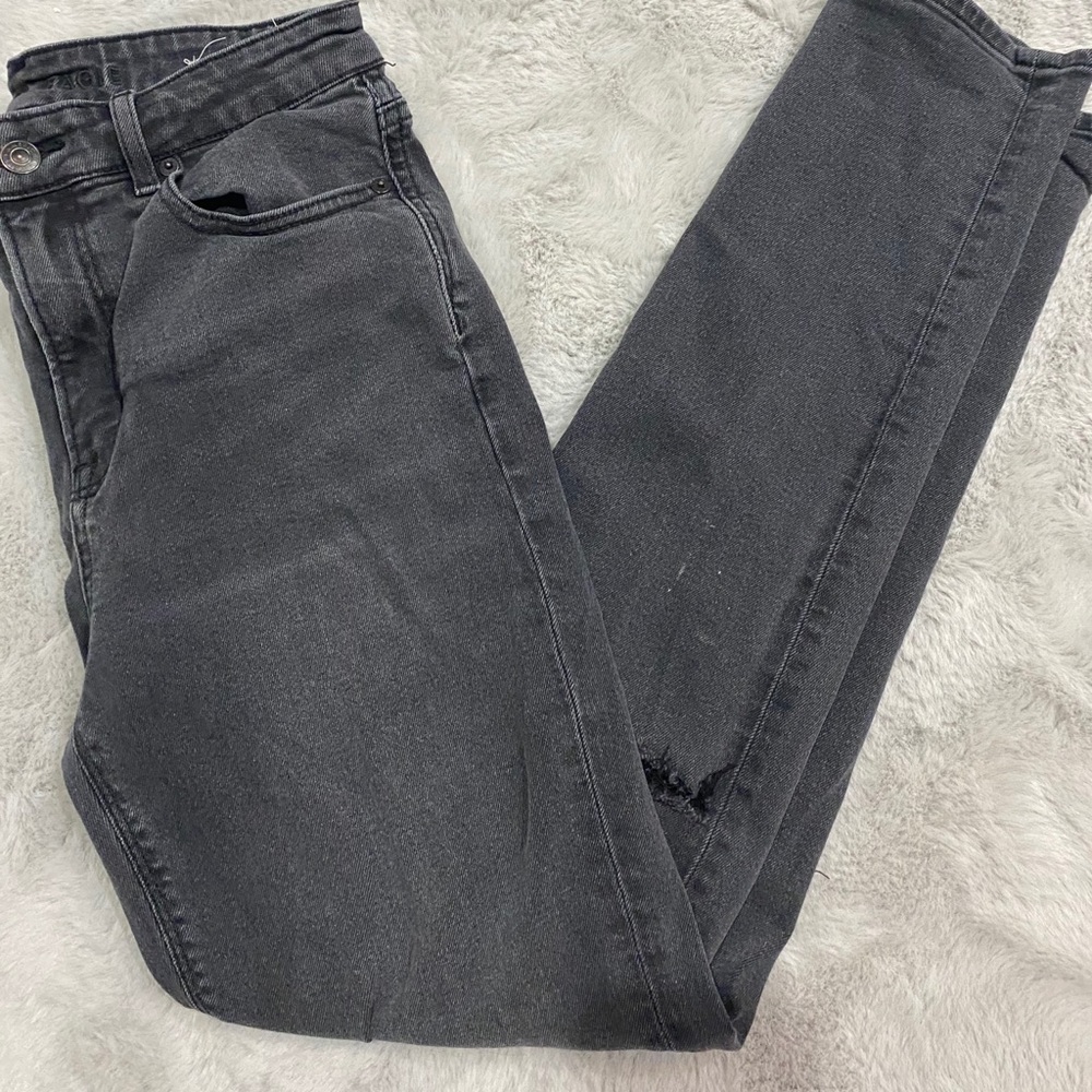 Black American Eagle Mom Jeans